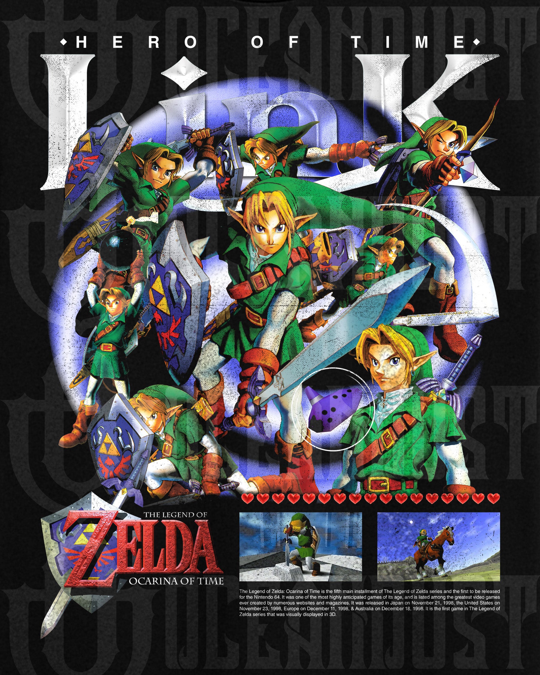 Video Games 'The Legend of Zelda: Ocarina of Time v1' T-Shirt